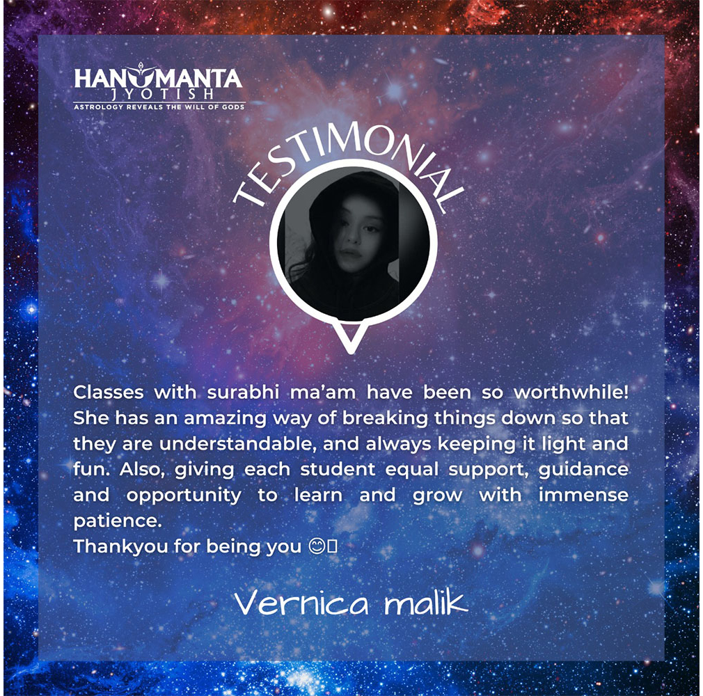 Hanumanta Jyotish - Testimonial